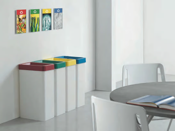 MAXI - Waste paper bin for waste sorting by Caimi Brevetti - view 2